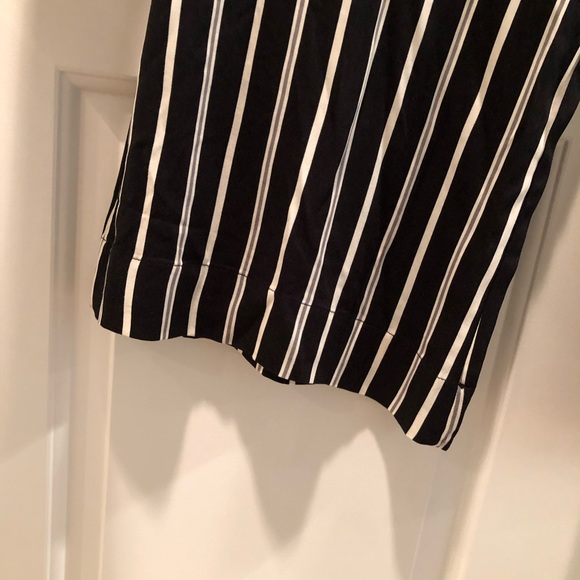 NWOT Rae Mode Black pants w cream and gray stripes. Sz Small - Picture 5 of 7
